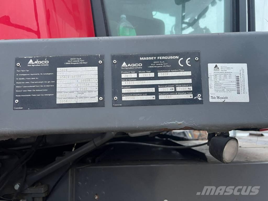 Massey Ferguson 9380 Combine harvesters