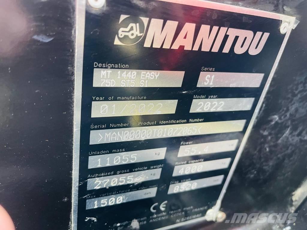 Manitou MT 1440 Easy Telescopic handlers