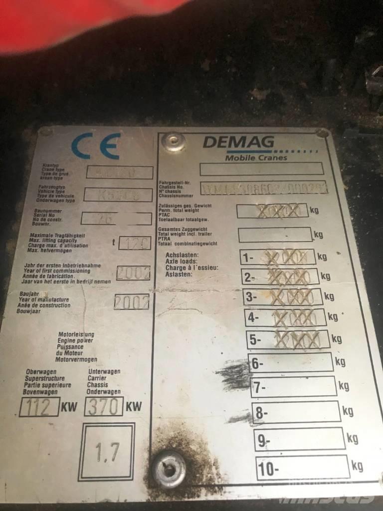 Demag AC 120 All terrain cranes