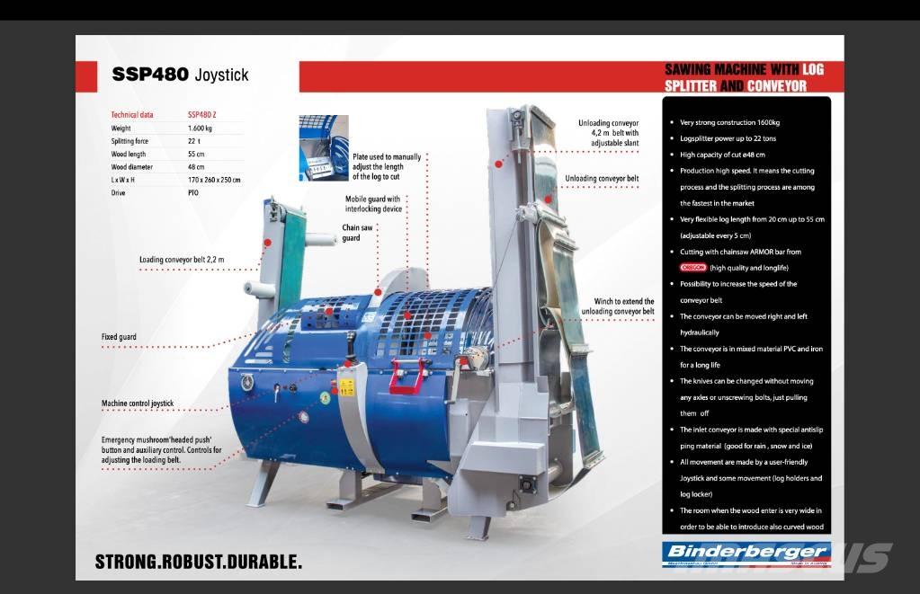 Binderberger SSP 480 Wood splitters and cutters