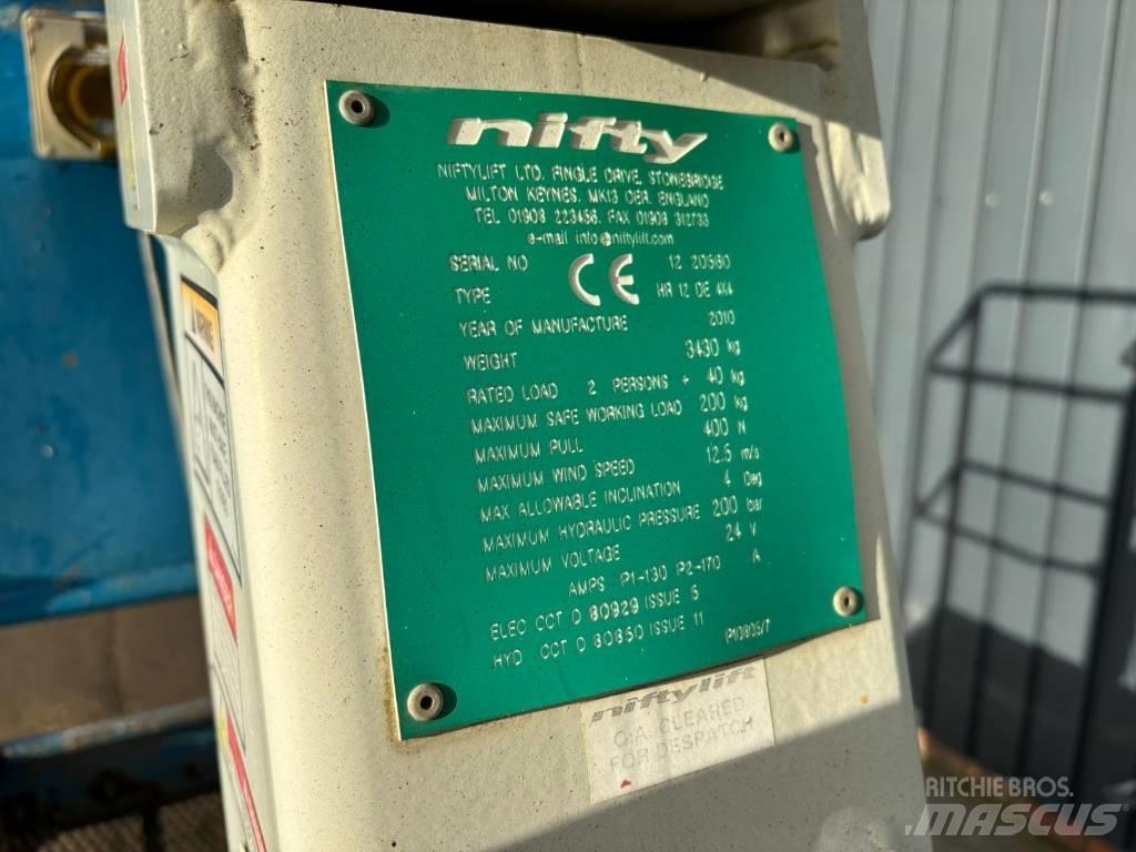 Niftylift HR 12 Articulated boom lifts