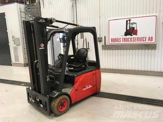 Linde E 16 H - 01 Electric forklift trucks