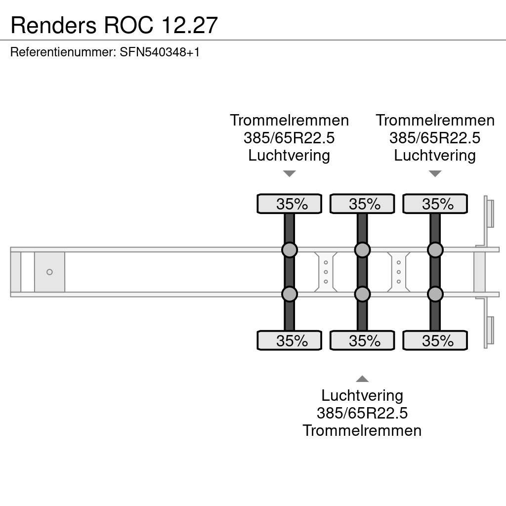 Renders ROC 12.27 Flatbed/Dropside semi-trailers