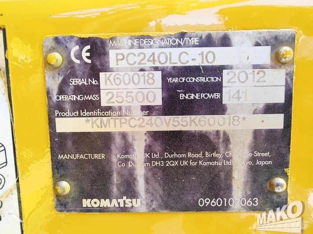 Komatsu PC 240 Crawler excavators