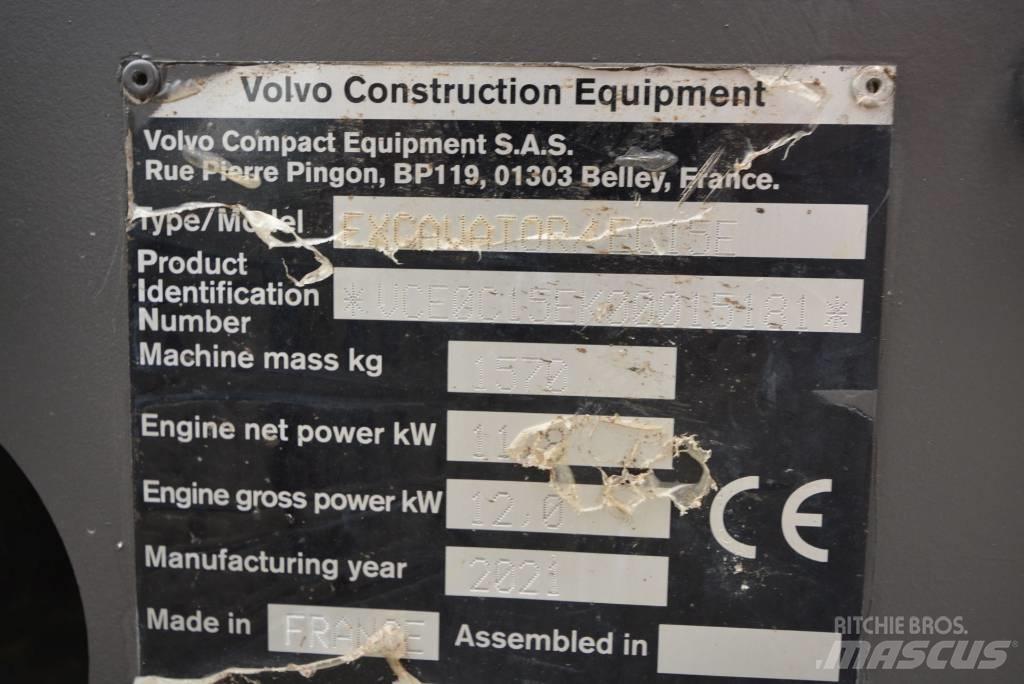 Volvo EC 15 E Mini excavators < 7t (Mini diggers)