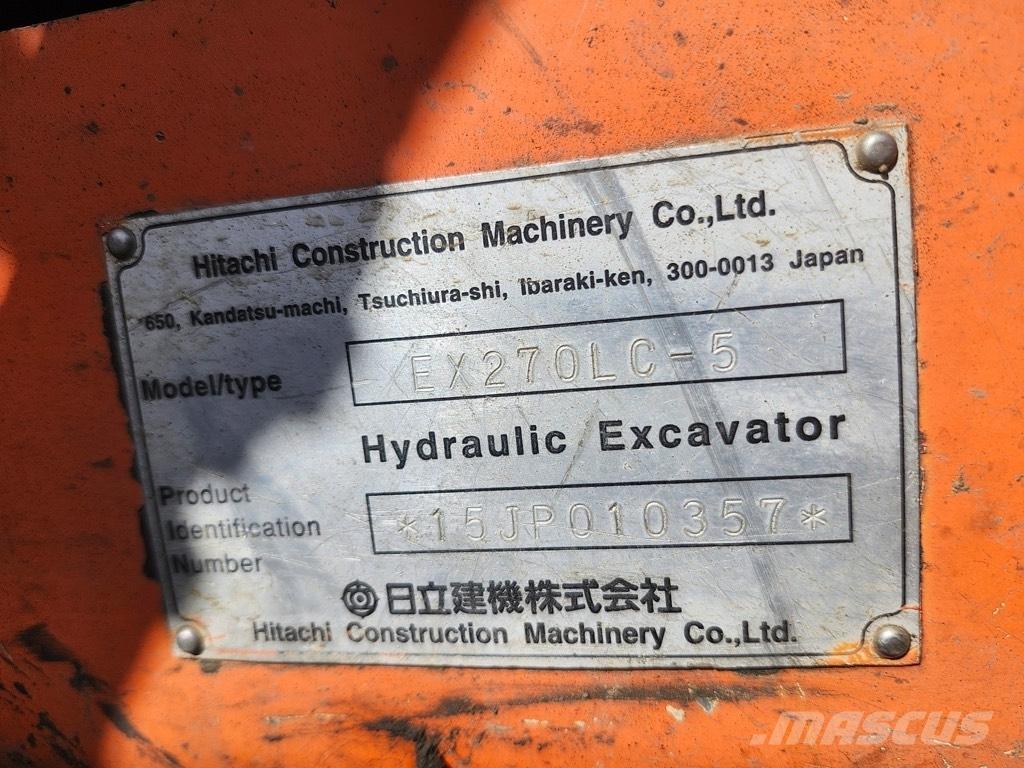 Hitachi EX 270 LC-5 Crawler excavators