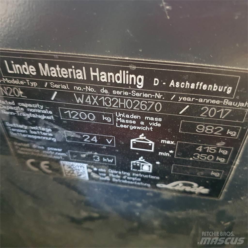 Linde N20L kurz Medium lift order picker