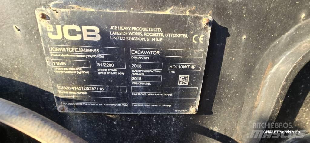JCB 110 W Hydradig Wheeled excavators