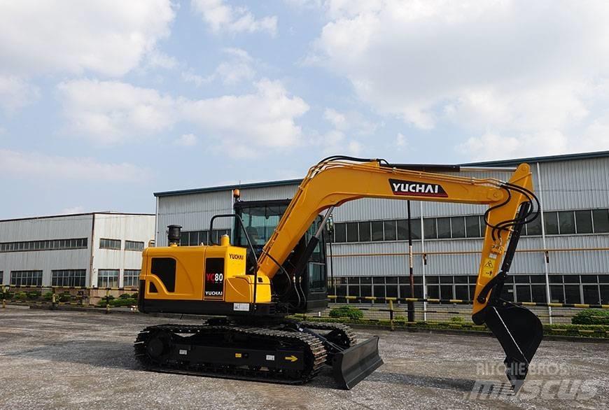 Yuchai YC80 PREMIUM Crawler excavators