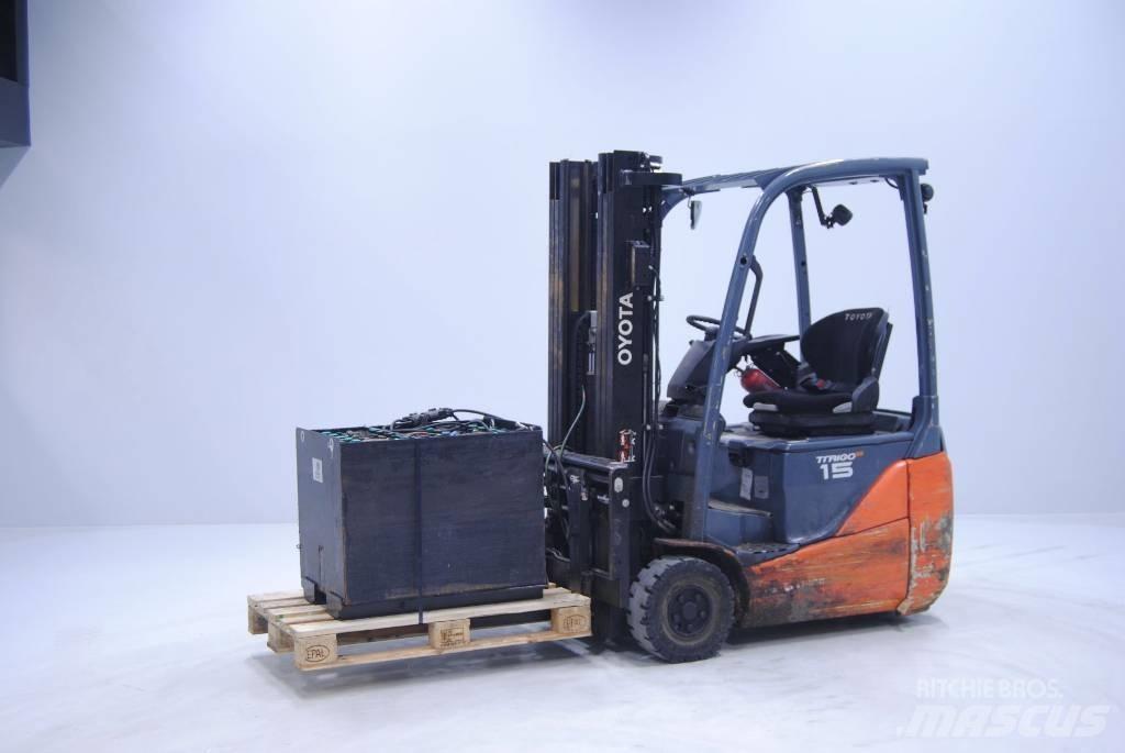 Toyota 8FBE15T Electric forklift trucks