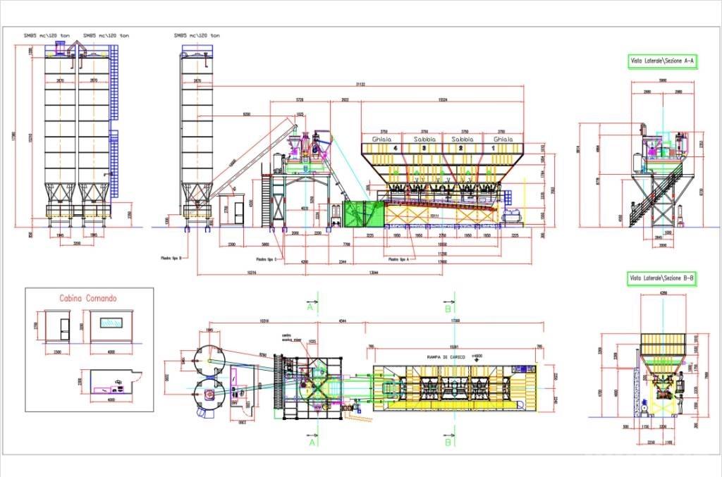  Red Beton Multimix Concrete Batching Plants