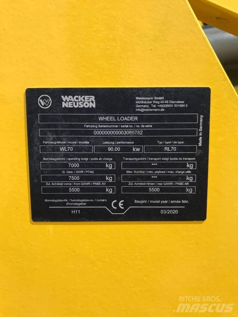 Wacker Neuson WL70 Wheel loaders