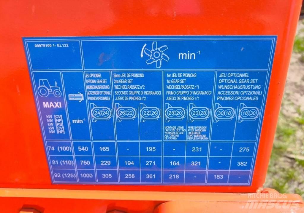 Kuhn EL 122-250 Power harrows and rototillers