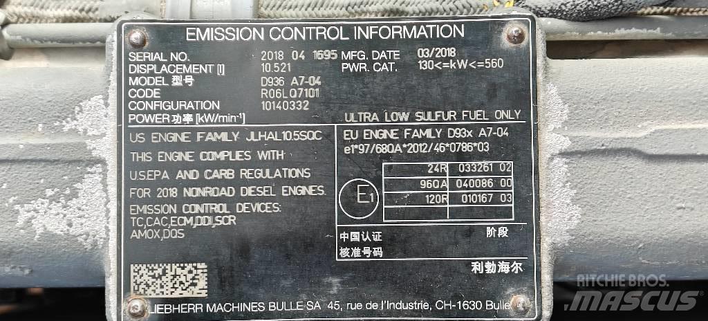 Liebherr R 946 LC Engines