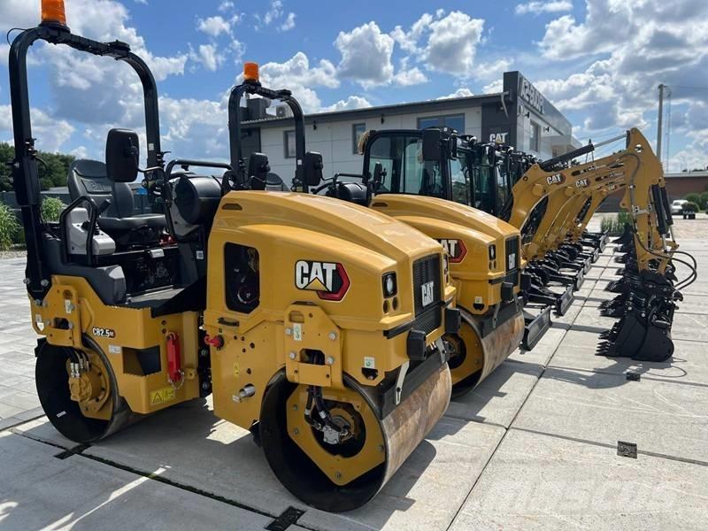 CAT CB 2.5 GC Twin drum rollers