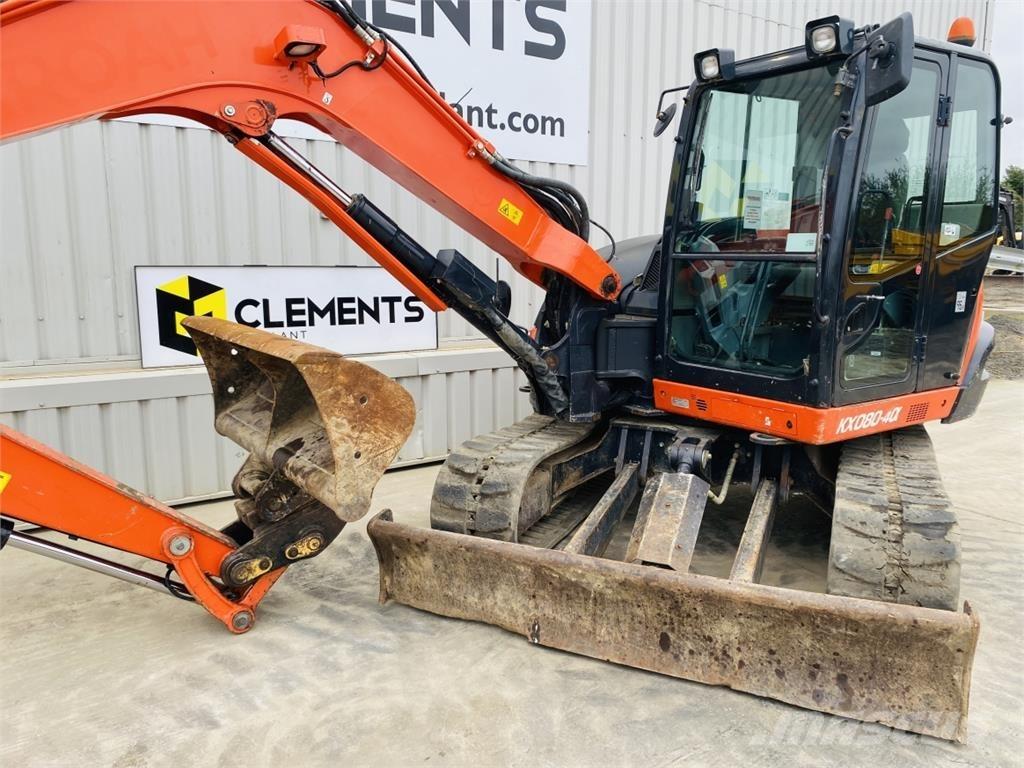 Kubota KX080-4a Mini excavators  7t - 12t