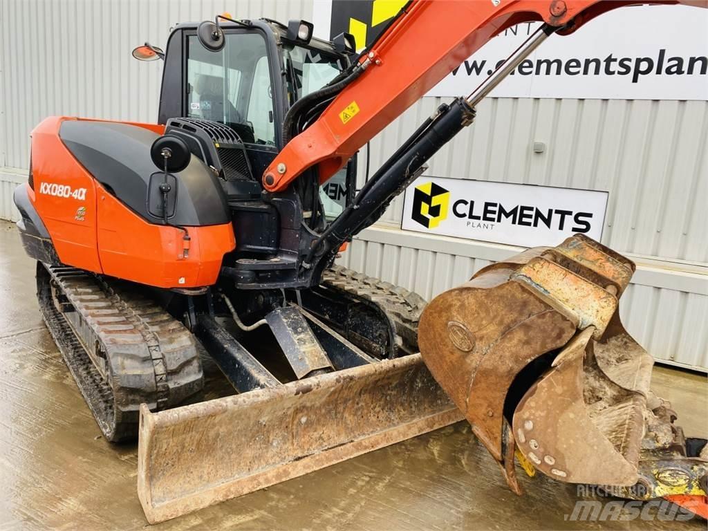Kubota KX080-4a Mini excavators  7t - 12t
