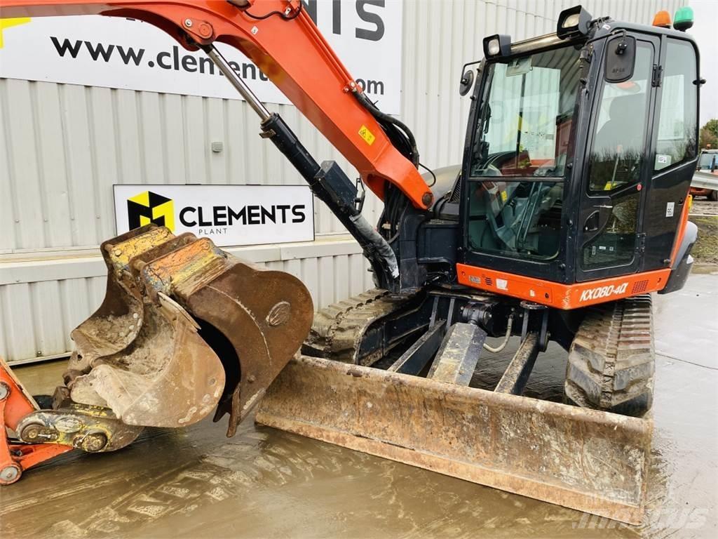Kubota KX080-4a Mini excavators  7t - 12t