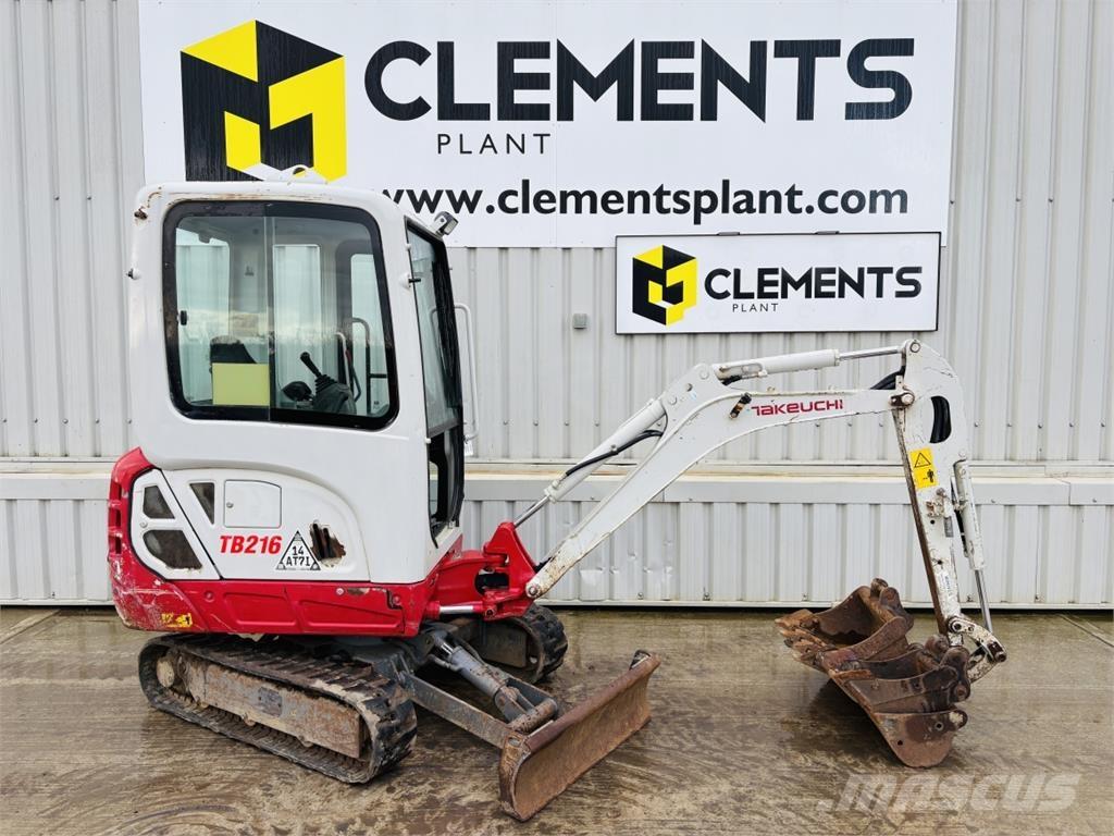 Takeuchi TB216 Mini excavators < 7t (Mini diggers)