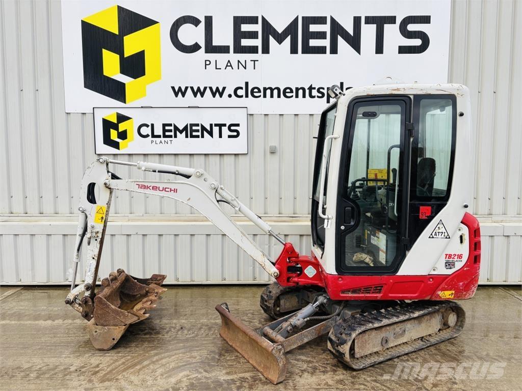 Takeuchi TB216 Mini excavators < 7t (Mini diggers)