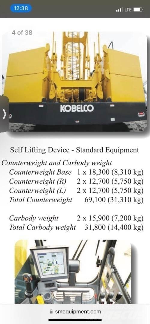 Kobelco CK1100G-2 Track mounted cranes