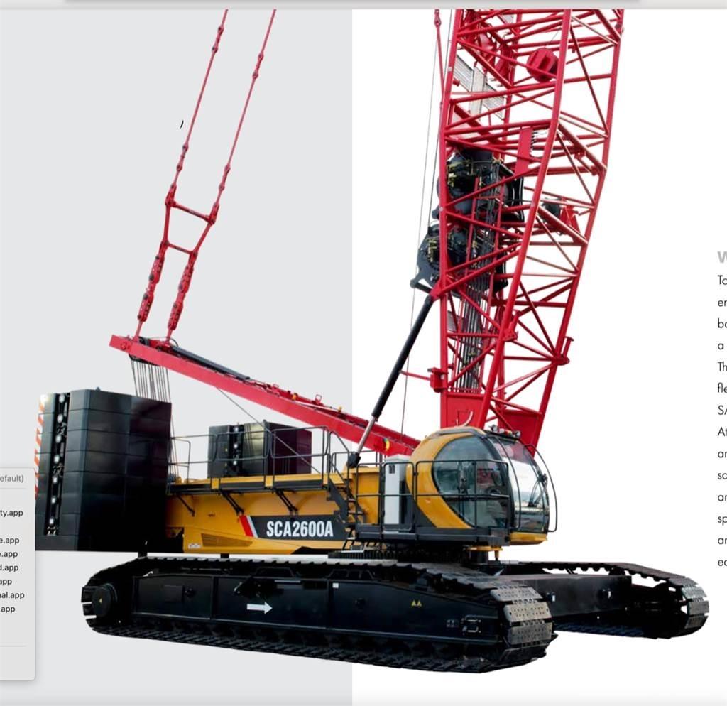 Sany SCA2600A Track mounted cranes