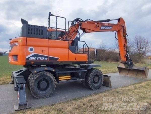 Doosan DX 170 W-7 Wheeled excavators