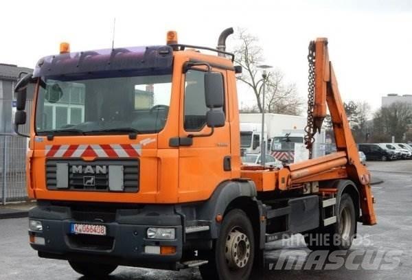 MAN TGM 18.280 Skip bin truck
