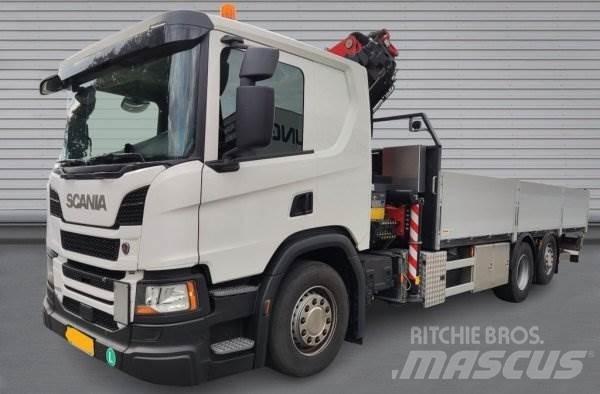 Scania P410 Truck mounted cranes