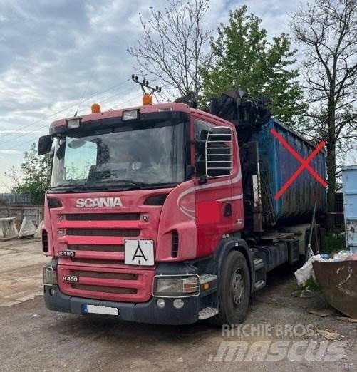 Scania R480 +MEC Truck mounted cranes