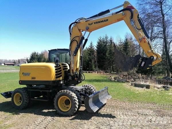 Yanmar B110 W Style Wheeled excavators