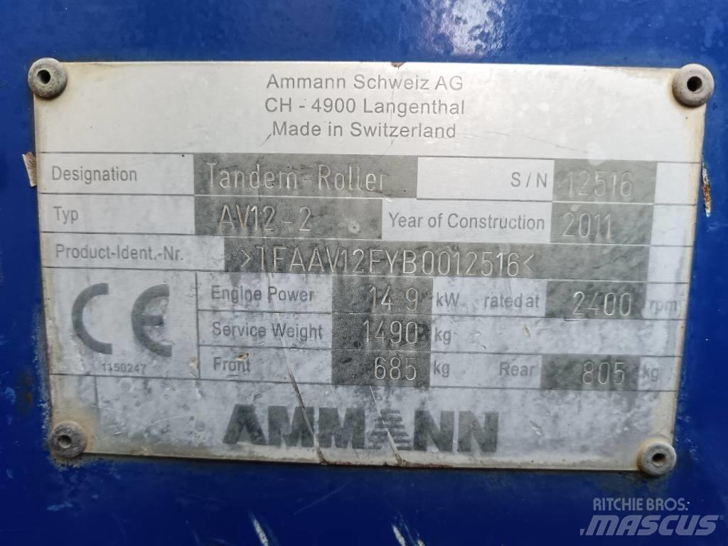 Ammann AV 12-2 Twin drum rollers