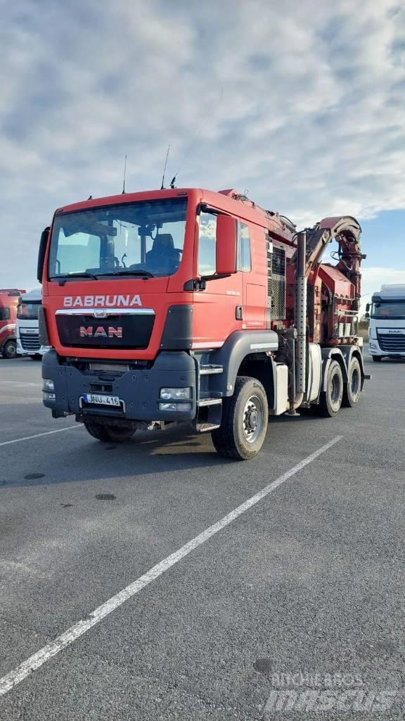 MAN TGS 26.540 6X6 Wood chippers