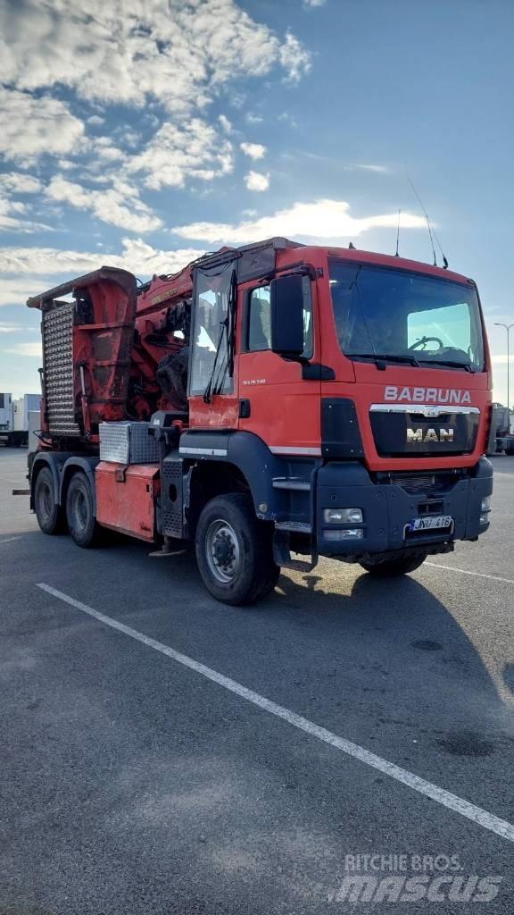 MAN TGS 26.540 6X6 Wood chippers