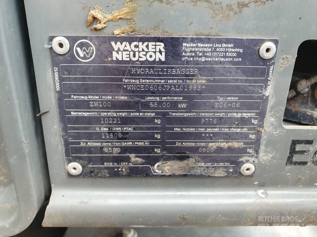 Wacker Neuson EW100 Wheeled excavators