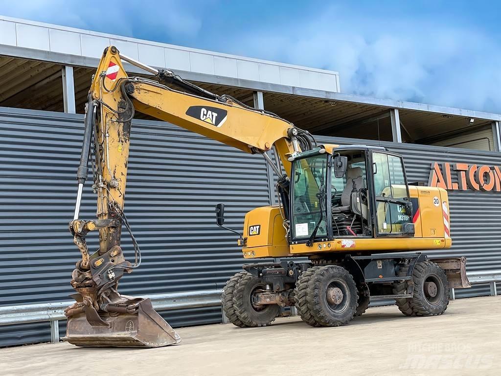 CAT M318F Wheeled excavators