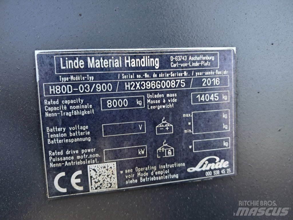 Linde H80D-03/900 Diesel trucks