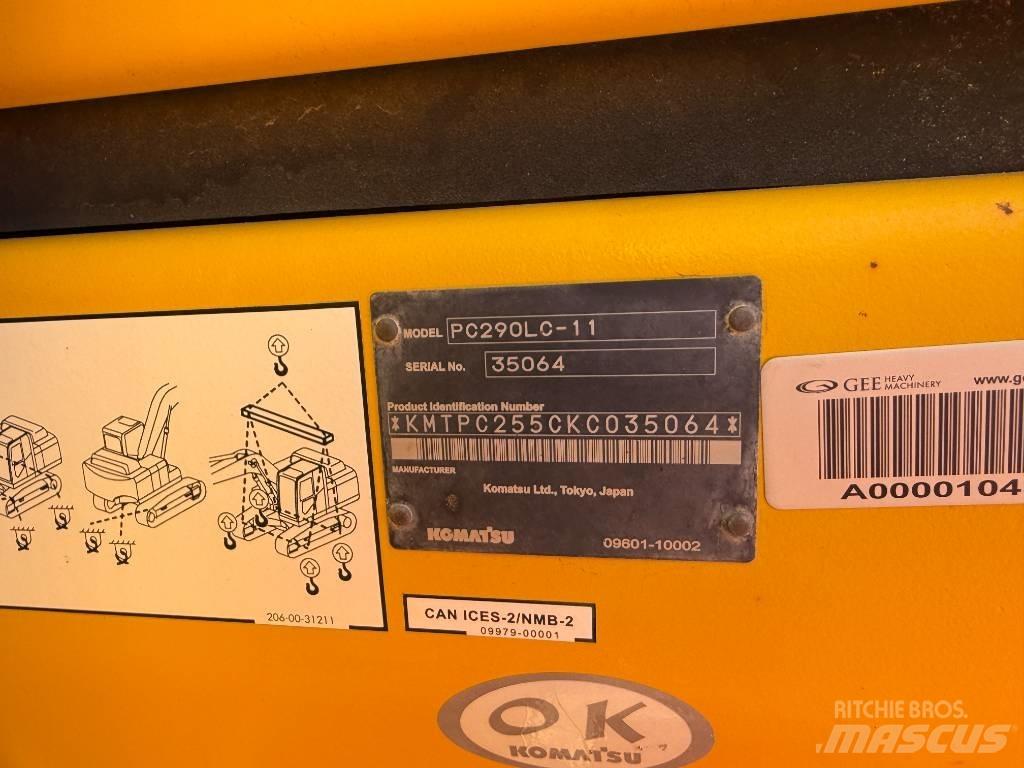 Komatsu PC290LC-11 Crawler excavators