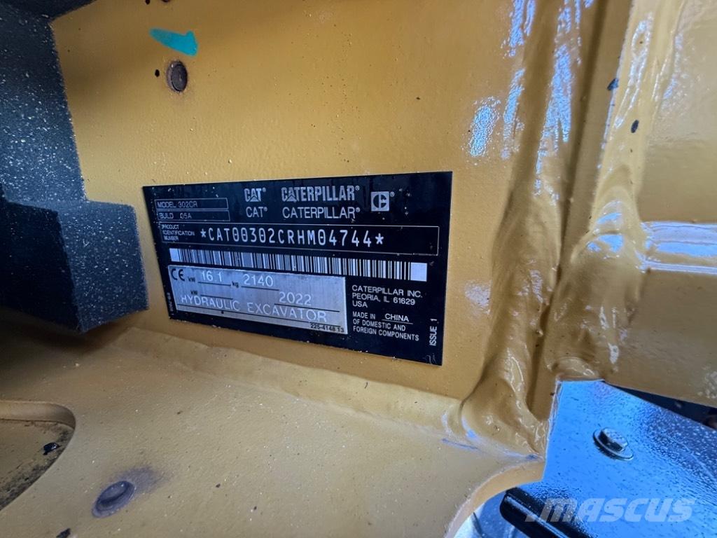 CAT 302 CR Mini excavators < 7t (Mini diggers)