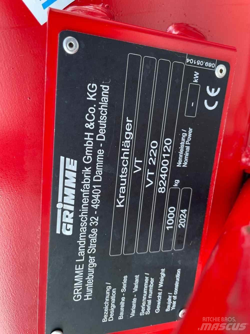 Grimme VT 220F Farm machinery