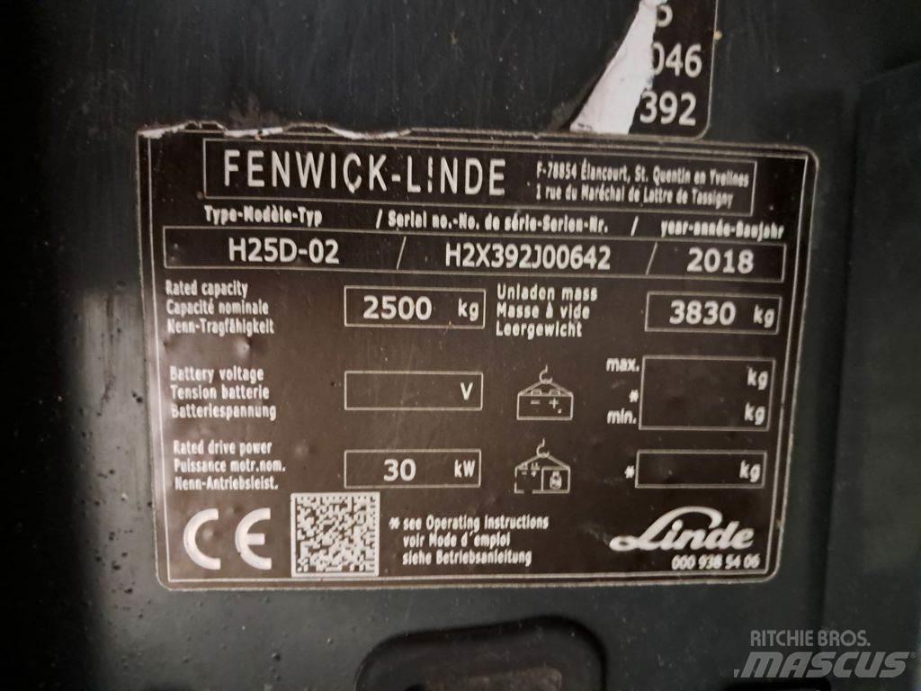 Linde H25D-02 Diesel trucks