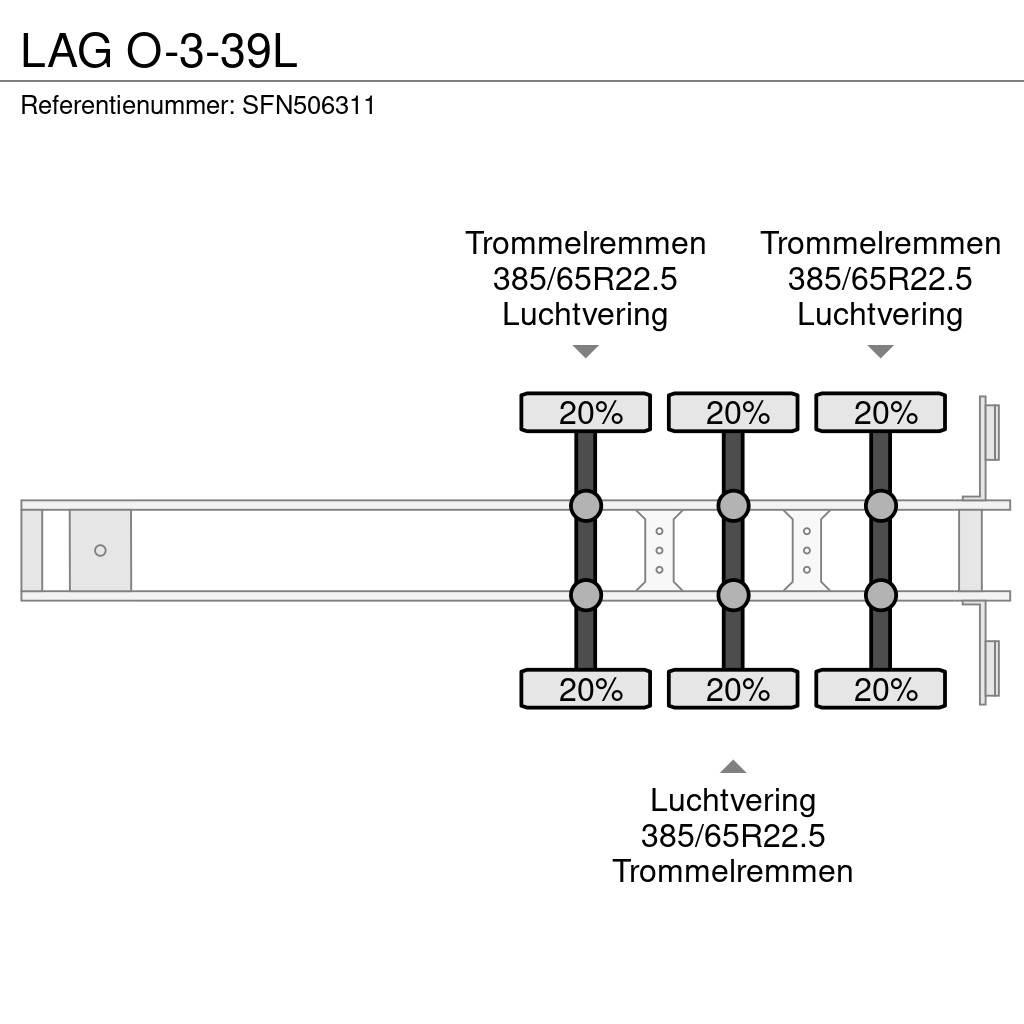 LAG O-3-39L Container semi-trailers