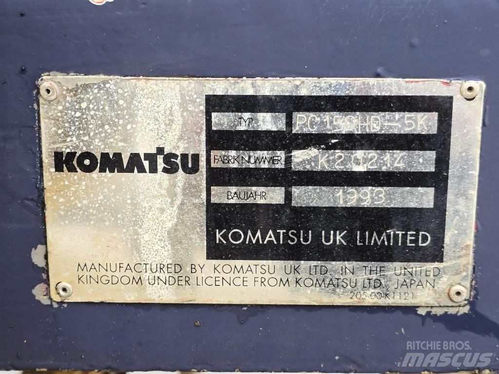 Komatsu PC 150 HD-5K Crawler excavators