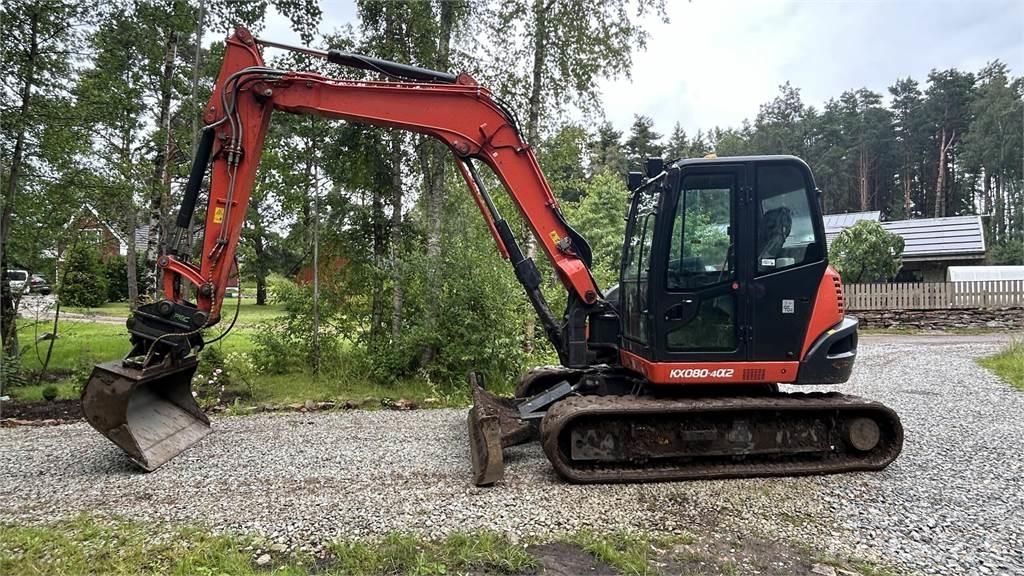 Kubota KX080 – 4a2 Mini excavators < 7t (Mini diggers)