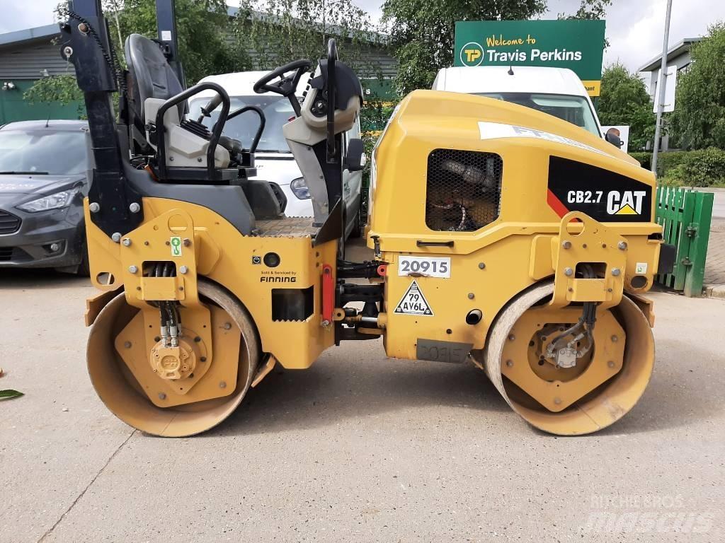 CAT CB 2.7 Twin drum rollers