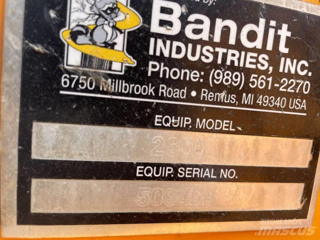 Bandit 2650sp Stump grinders