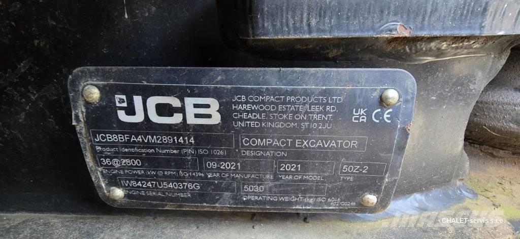 JCB 50 Z-2 Mini excavators < 7t (Mini diggers)