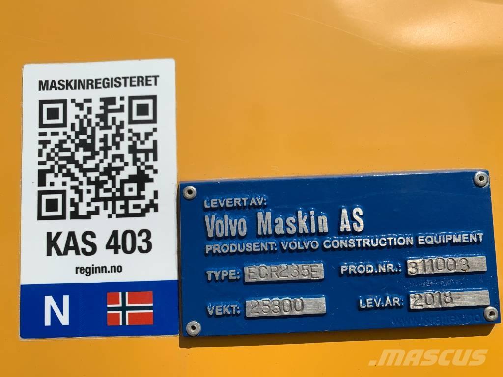 Volvo ECR235EL Crawler excavators