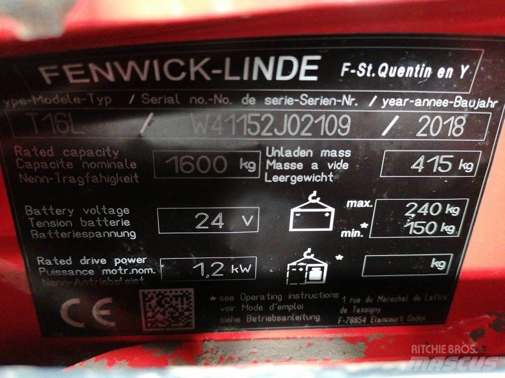 Linde T16L Low lifter