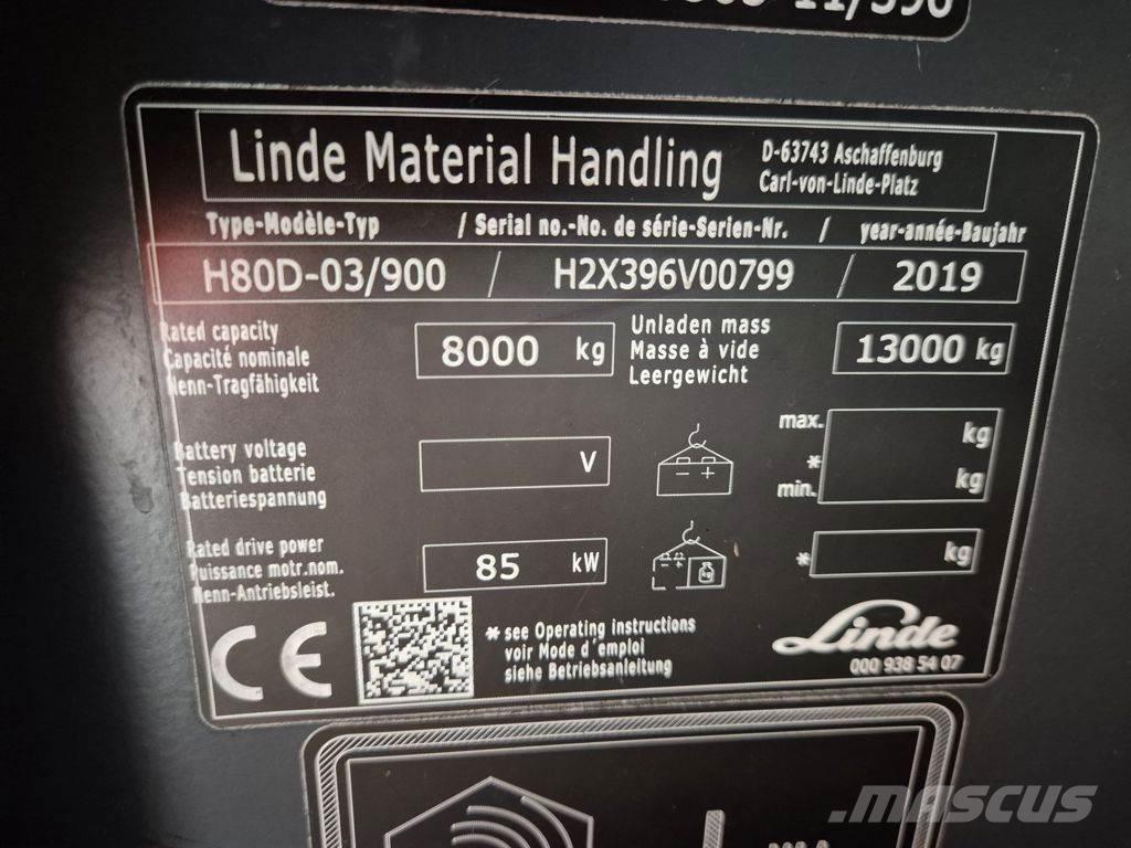 Linde H80D-03/900 Diesel trucks